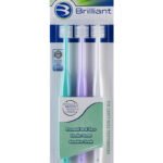 Pack 3 Brosses à dents Brilliant pour future maman - Multi