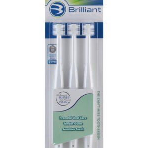 Pack 3 Brosses à dents Brilliant pour future maman - Blanche