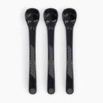 Twistshake Lot de 3 cuillères 4m+ Noir