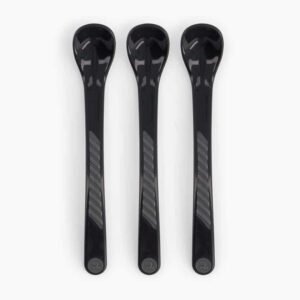 Twistshake Lot de 3 cuillères 4m+ Noir