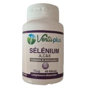 Vertu Plus Sélénium 55mg - 60 gél