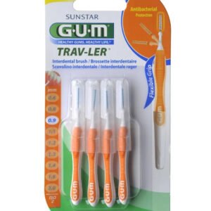 G.U.M Trav-Ler Fine Brossettes Interdentaires 0.9mmx4