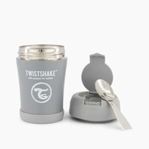 TwistShake Pot BabyFood 350 ml Gris