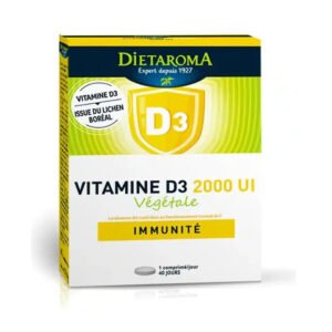 Dietaroma Vitamine D3 2000 UI Végétale 40 Comprimés