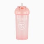 Twistshake Gourde à Paille 360ml Pearl Rose