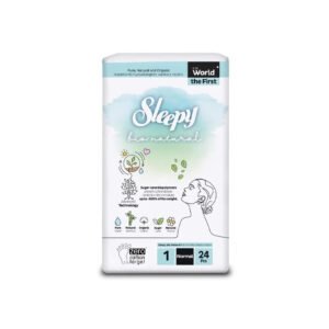 Sleepy Bio Natural Premium Serviettes Hygiéniques 1 Normal - 24 Pièces