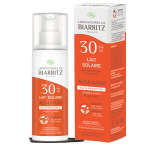 Lait Solaire SPF30 Certifiée Bio 100ml - Laboratoires de Biarritz