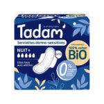 Tadam' Naturopera Serviettes Dermo-Sensitives - Nuit+ 10 Unités