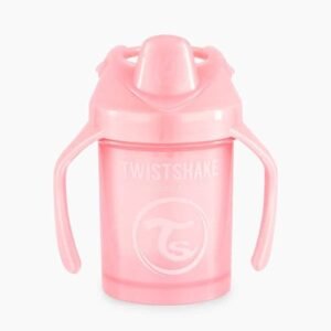 TwistShake - Tasse à bec anti-fuites Rose 4m+
