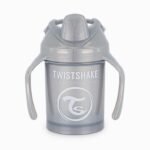 TwistShake - Tasse à bec anti-fuites Grise 4m+