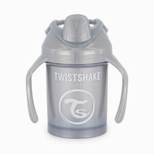 TwistShake - Tasse à bec anti-fuites Grise 4m+
