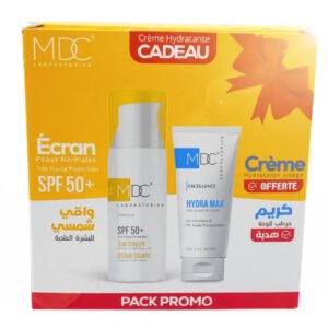 MDC Synergy Écran Solaire SPF 50+ 50 ml + Hydra Max Crème Offerte