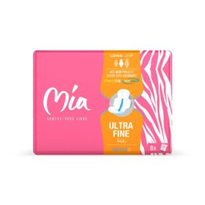 Mia Cotton Touch Serviette Hygiénique Ultra Fine Long - 8 Unités