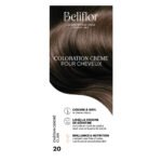 Beliflor Unidose Coloration Crème pour Cheveux 120ml -  N° 20 Châtain Cendré Clair