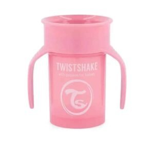 Twistshake Tasse d'entraînement 230ml Rose Pastel