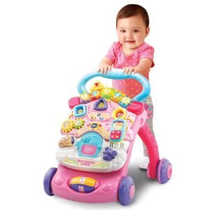 VTech Super trotteur parlant 2 en 1 Rose