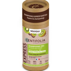 Shampoing Sec En Poudre Sans Rinçage 50g Centifolia - Kiwi