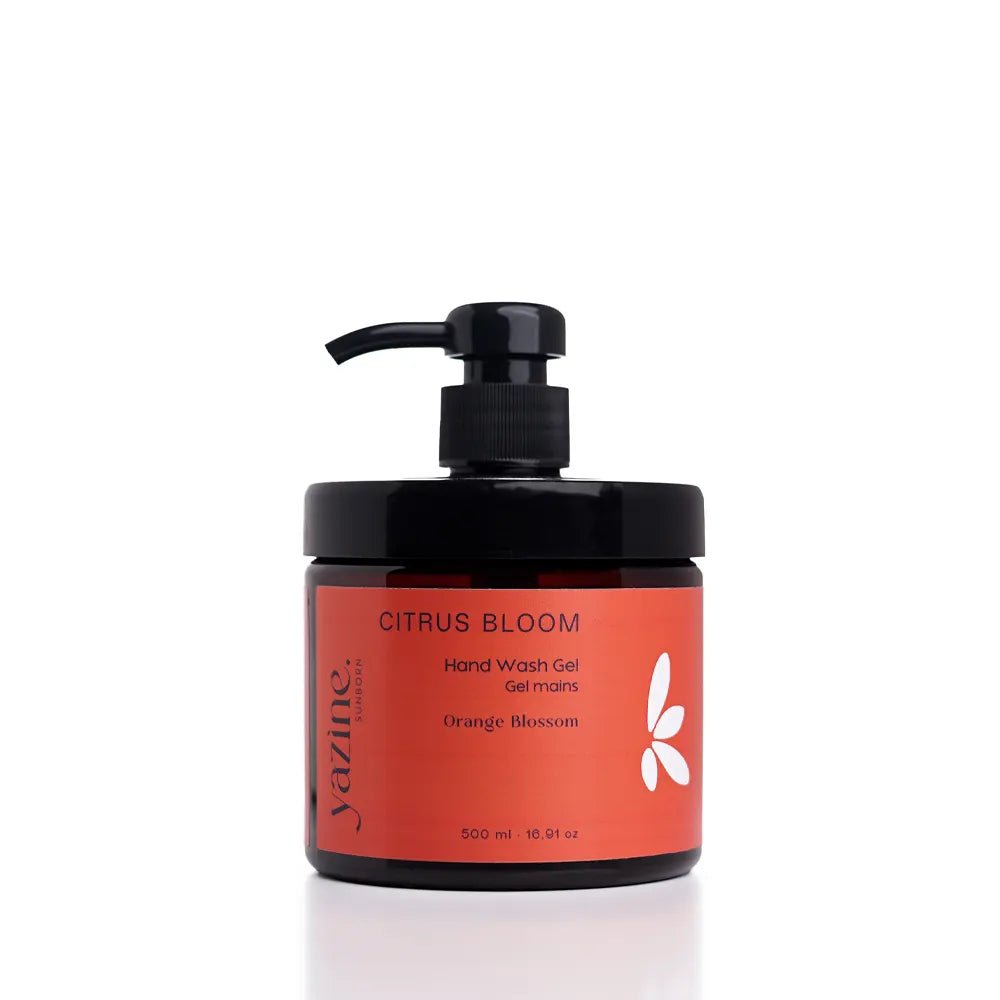 Yazine Gel Mains Fleur d'Oranger & Extrait de Safran - 500ml