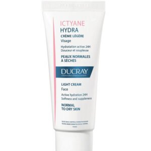 Ducray Crème hydratante visage peau sèche Ictyane Hydra - 40ml