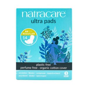 Natracare Serviette ultra Pads Regulier +Wings - 14 Unités