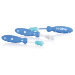 Set de Brosses à dents 3 Pièces Nûby - Bleu
