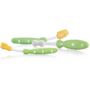 Set de Brosses à dents 3 Pièces Nûby - Vert