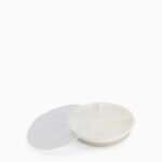 Twistshake Assiette 3 compartiments avec couvercle Blanc