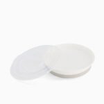 Twistshake Assiette avec Couvercle Blanc