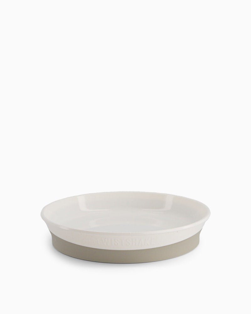 Twistshake Assiette avec Couvercle Blanc – Image 2