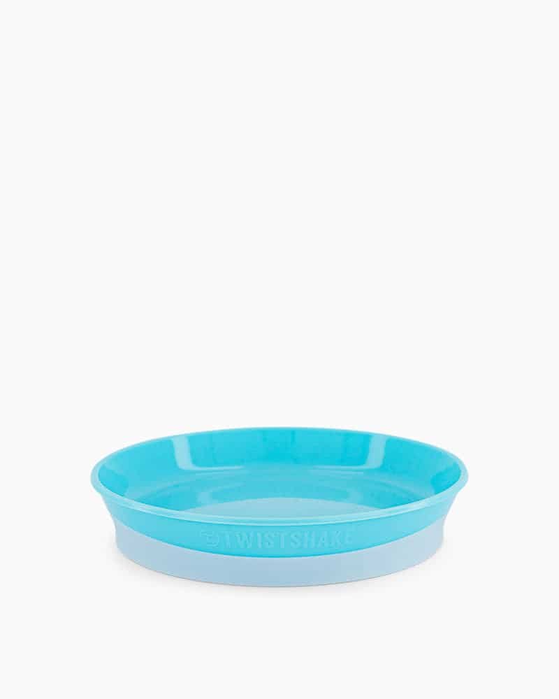 Twistshake Assiette avec Couvercle Bleu – Image 2