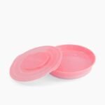 Assiette avec Couvercle - Rose