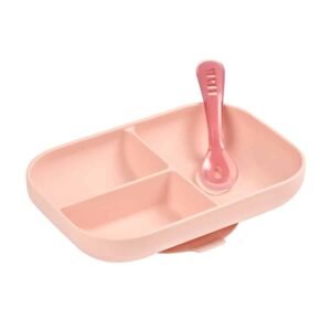 Retrouvez Beaba Repas Set Repas Silicone avec Ventouse Rose aux meilleurs prix sur Bebemaman.ma . Livraison à domicile partout au Maroc.