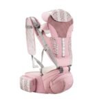 AIEBAO Porte-Bébé Rose – De 0 à 36 Mois