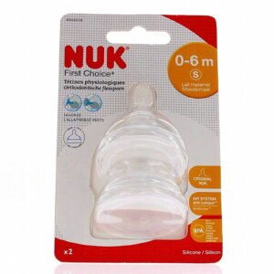 Nuk First Choice+ Tétines physiologiques S 0-6 mois