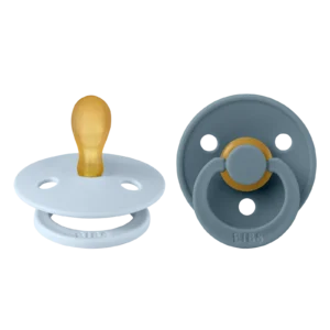 Bibs Lot de 2 Sucettes Symétrique Baby Blue / Petrol 6-18 mois