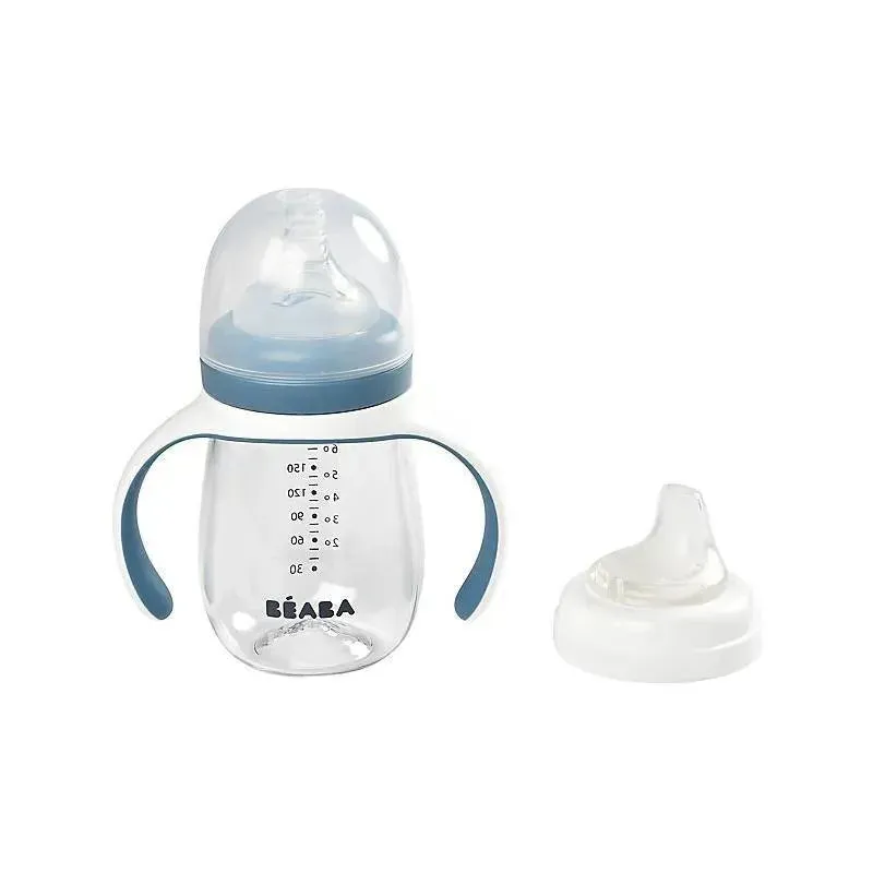 Beaba Biberon d’apprentissage 2 en 1 Bleu