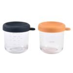 Retrouvez Beaba Lot de 2 Portions Verre 250 ml - Night Blue & Honey aux meilleurs prix sur Bebemaman.ma . Livraison à domicile partout au Maroc.