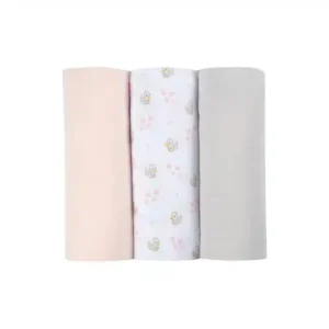 Beaba Lot de 3 Langes Gygne en coton