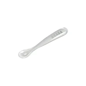 Beaba cuillère 1er âge silicone gris bébé