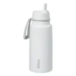 BBox Gourde Isotherme à Couvercle Rabattable 1L - White Out