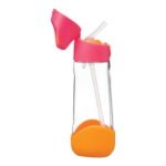 BBox Tritan Gourde à paille 450ml - Strawberry shake