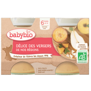 BabyBio Délice des Vergers 6mois+