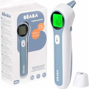Retrouvez Beaba Thermomètre auriculaire/frontal infrarouge Thermospeed chez Bebemaman. Livraison partout au Maroc.