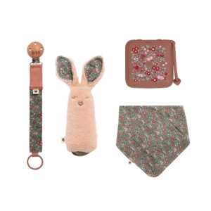 Bibs x Liberty Coffret Cadeau Baby Bundle Eloise - Chamomile lawn woodchuck