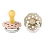 Bibs Lot de 2 Sucettes Boheme Blush / Vanilla Glow 0-6 mois