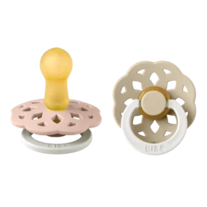 Bibs Lot de 2 Sucettes Boheme Blush / Vanilla Glow 0-6 mois
