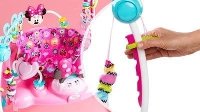 Disney Baby Minnie Aire d’Éveil Jumper avec Sons et Lumières – Image 3
