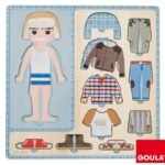 Goula Puzzle Petit garçon s'habille