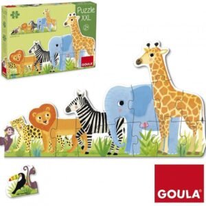Goula Puzzle XXL Découverte des Animaux de la Jungle