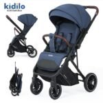 Kidilo Poussette Valise Réversible 6530 - Bleu Foncé